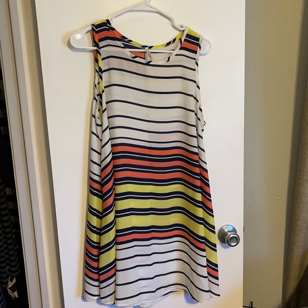 42Pops Striped Sleeveless Tunic
